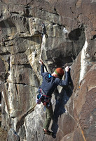 Nick Vitale on 'Coyote Bait, 11b' on Rural Wall; Nov 24, 2013