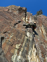 Nick Vitale leading 'Gear Jammer, 11b'; Jan 2, 2014